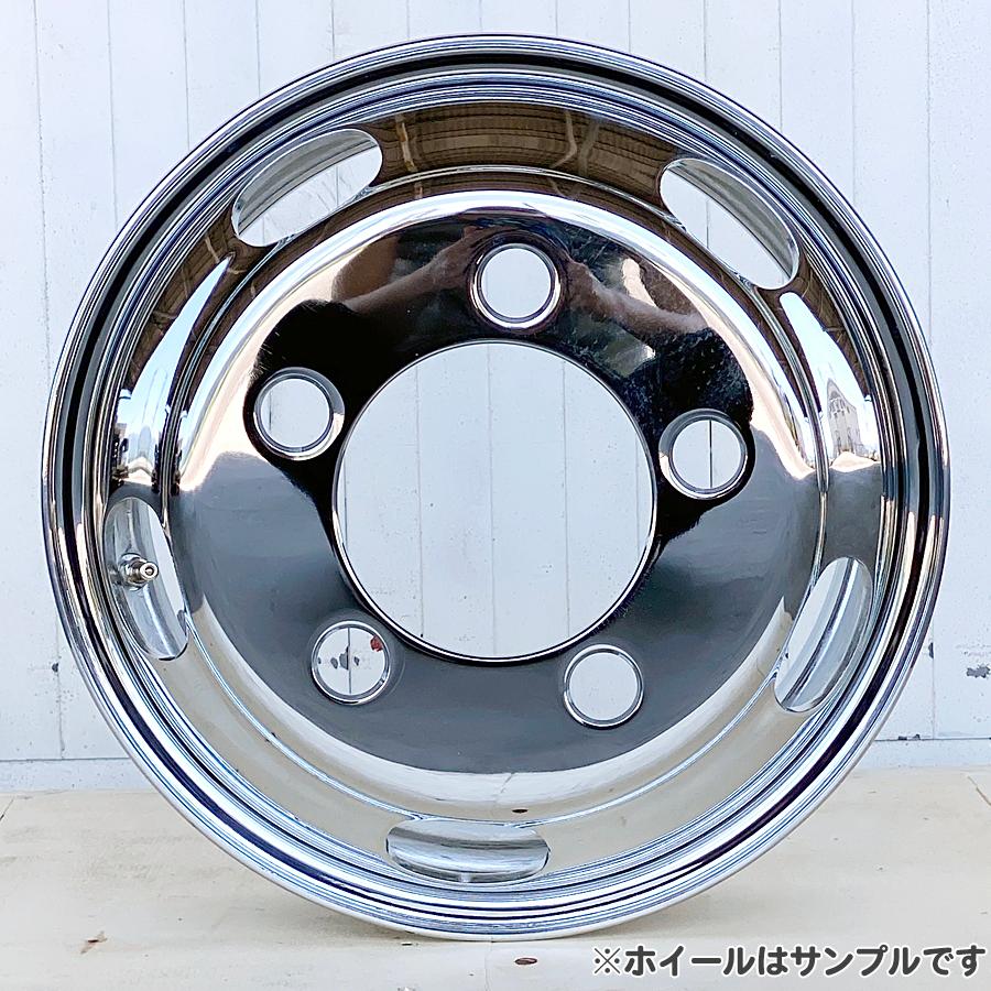 メッキホイール 2枚 16×5.5 5穴 オフセット113 フロント用 メッキホイール 2枚 16×5.5 5穴 オフセット113 フロント用