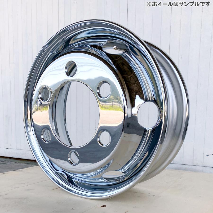 DOTーX 4枚1台分 メッキホイール 17.5×6.00 6穴 JIS オフセット135