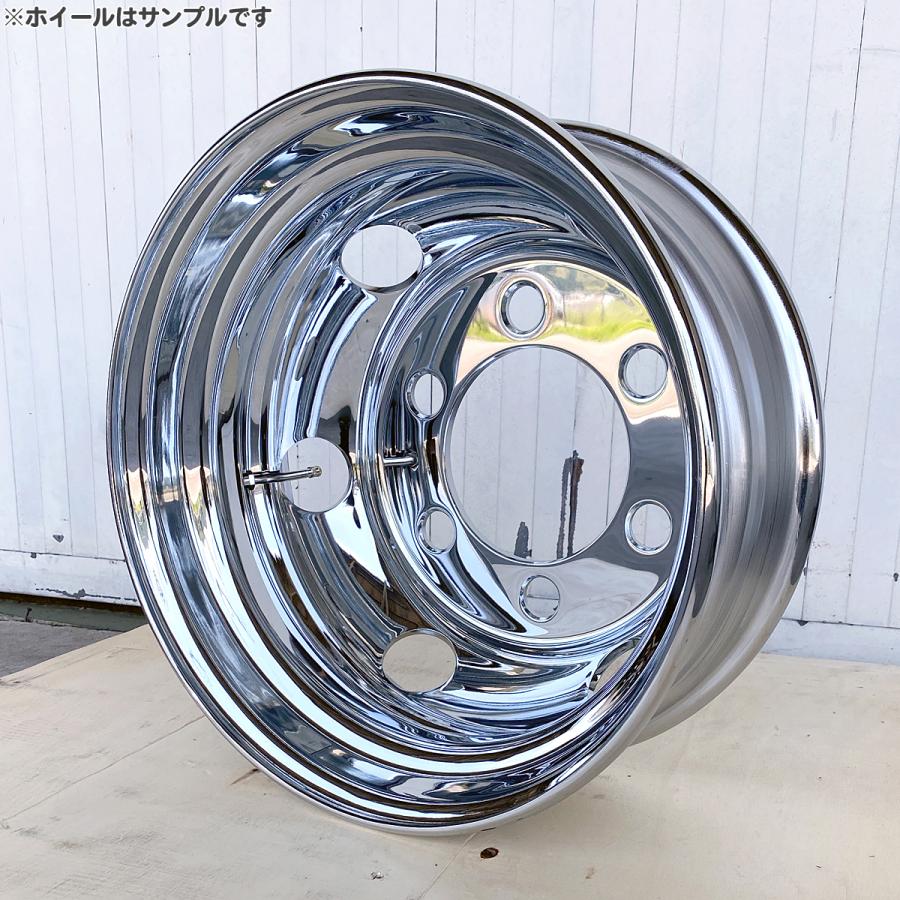 17.5×6.00　オフセット135 トピー　4tトラック用ホイール　※1枚 4枚1台分 メッキホイール 17.5×6.00 6穴 JIS オフセット135 中型