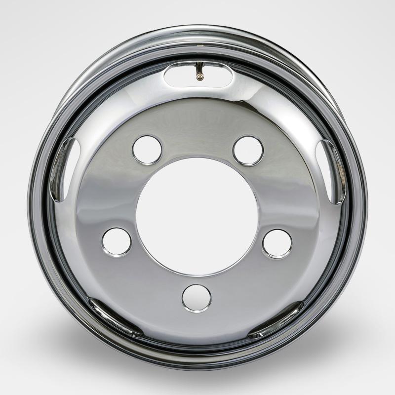 メッキホイール 15×5 5穴 オフセット110 フロント用 ダイナ デュトロ