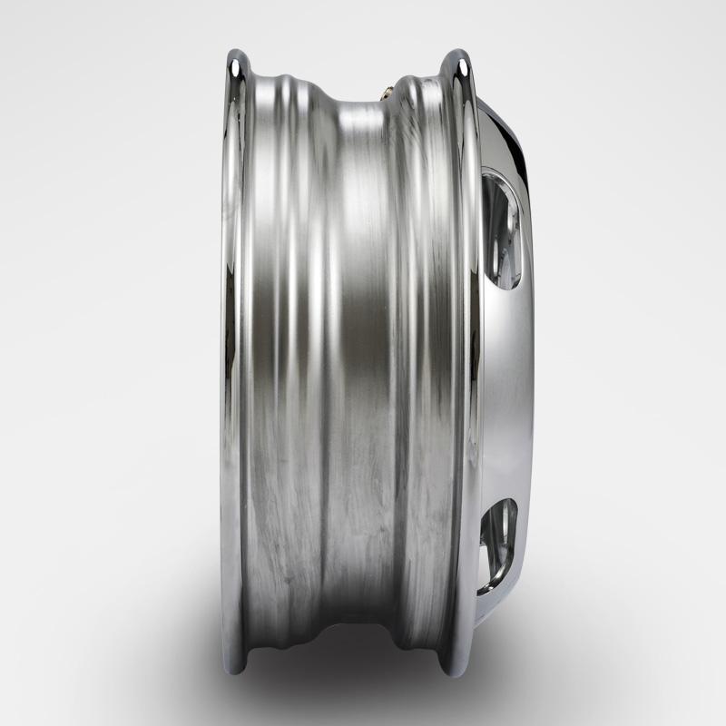 canter 2枚 メッキホイール 15×5 5穴 オフセット115 フロント用