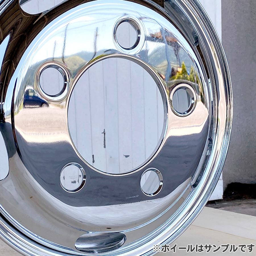 メッキホイール 16×5.5 5穴 オフセット113 フロント用 ダイナ