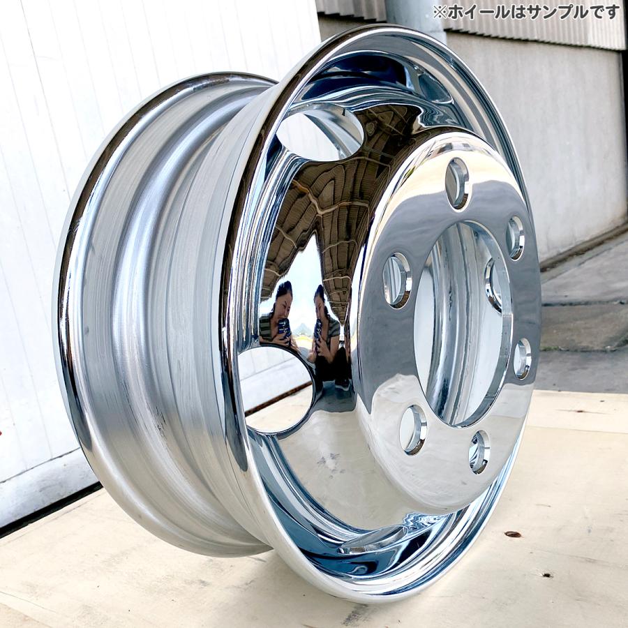 4枚 1台分 メッキホイール 16×6.00 6穴 JIS トラック 小型 3トン +127