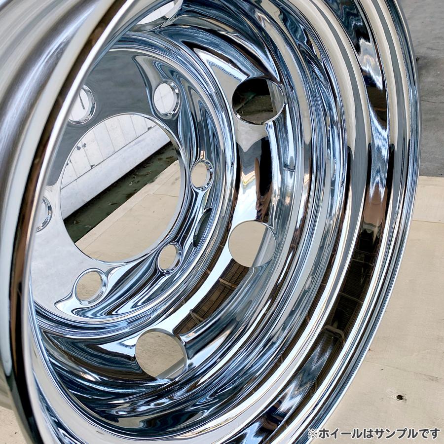 4枚 1台分 メッキホイール 16×6.00 6穴 JIS トラック 小型 3トン +127 