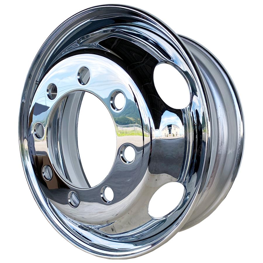 メッキホイール 22.5×7.50 8穴 JIS フロント用 大型 トラック