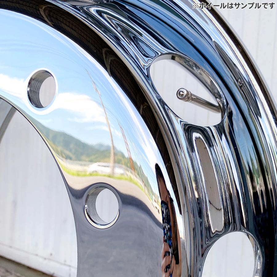 大型トラック用メッキホイール22.5X7.5 10H 新ISO規格★2本セット 2枚 メッキホイール 22.5×7.50 10穴 従来ISO フロント用 大型