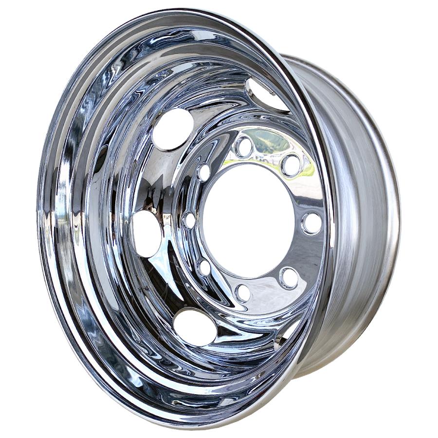 6枚1台分 メッキホイール 22.5×8.25 8穴 JIS 大型トラック ダンプ
