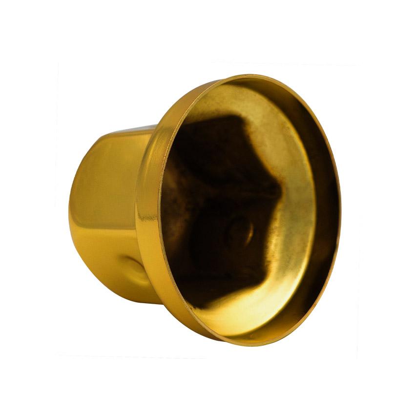 ナットキャップ 60個 33mm ISO ナットカバー ゴールドメッキ 丸型