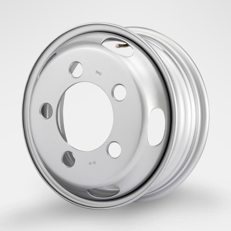 TYタイヤホイール2本② スチールホイール 15×5 5穴 オフセット115 鉄ホイール トラック 2トン