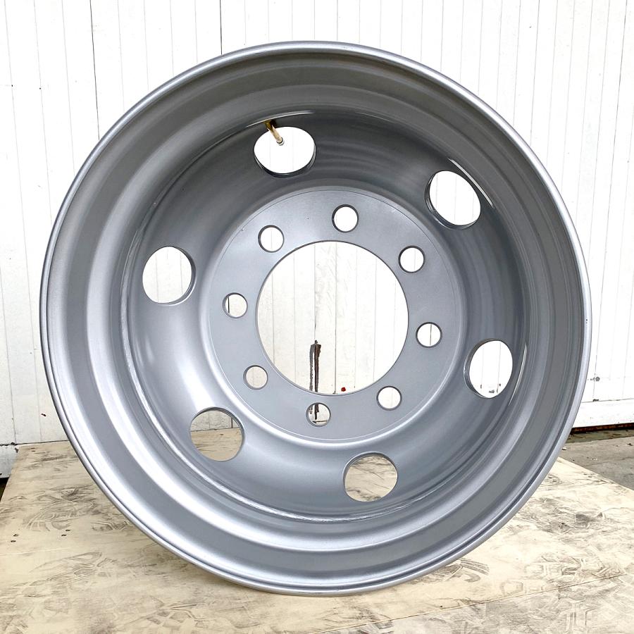 スチールホイール 鉄ホイール 22.5×8.25 8穴 JIS 大型 トラック ダンプ DOT-X 中国製｜tyreshoptatucyo｜06