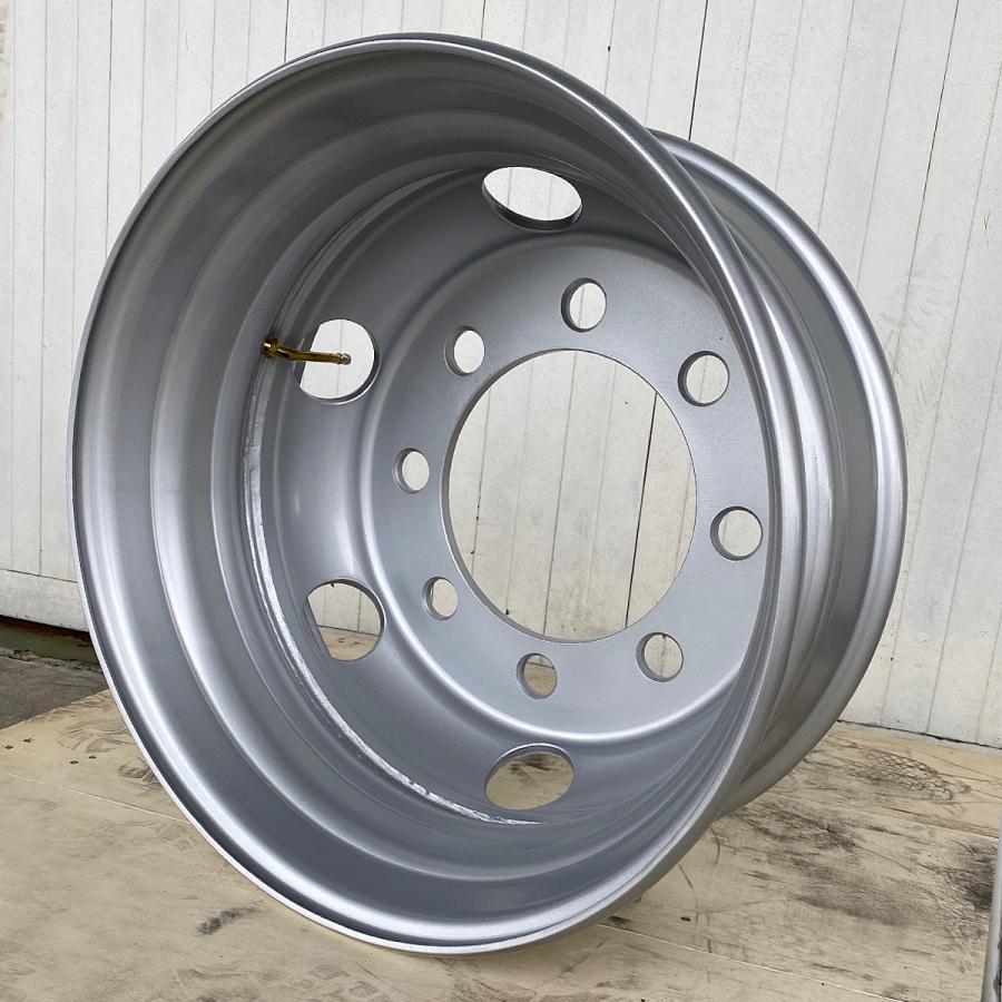 スチールホイール 鉄ホイール 19.5×6.75 8穴 JIS 大型 トラック用 DOT