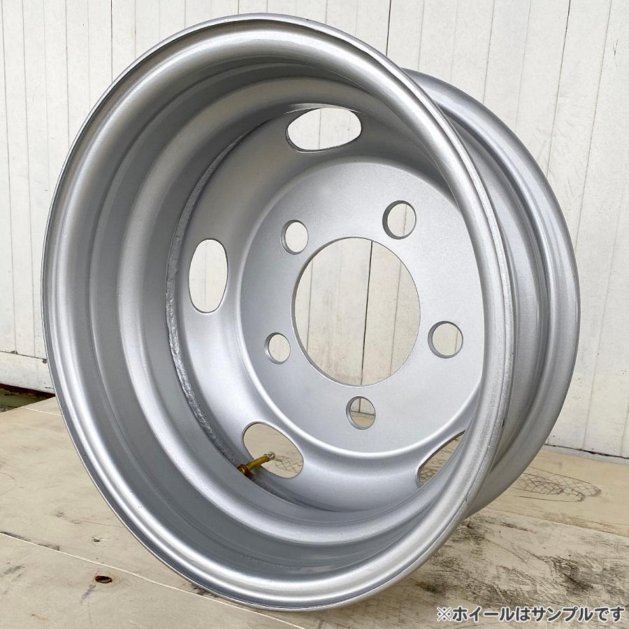 スチールホイール 鉄ホイール 17.5×5.25 オフセット115 PCD203.2 5穴 2