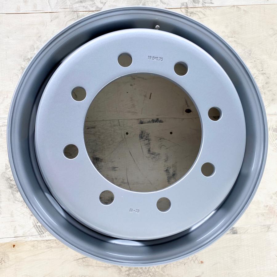 スチールホイール 19.5×6.75 8穴 新ISO 低床 増トン 大型トラック