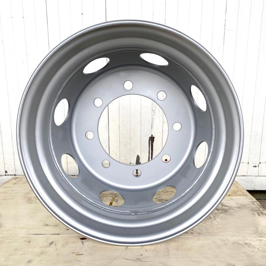 スチールホイール 鉄ホイール 19.5×6.75 8穴 新ISO 大型 トラック DOT