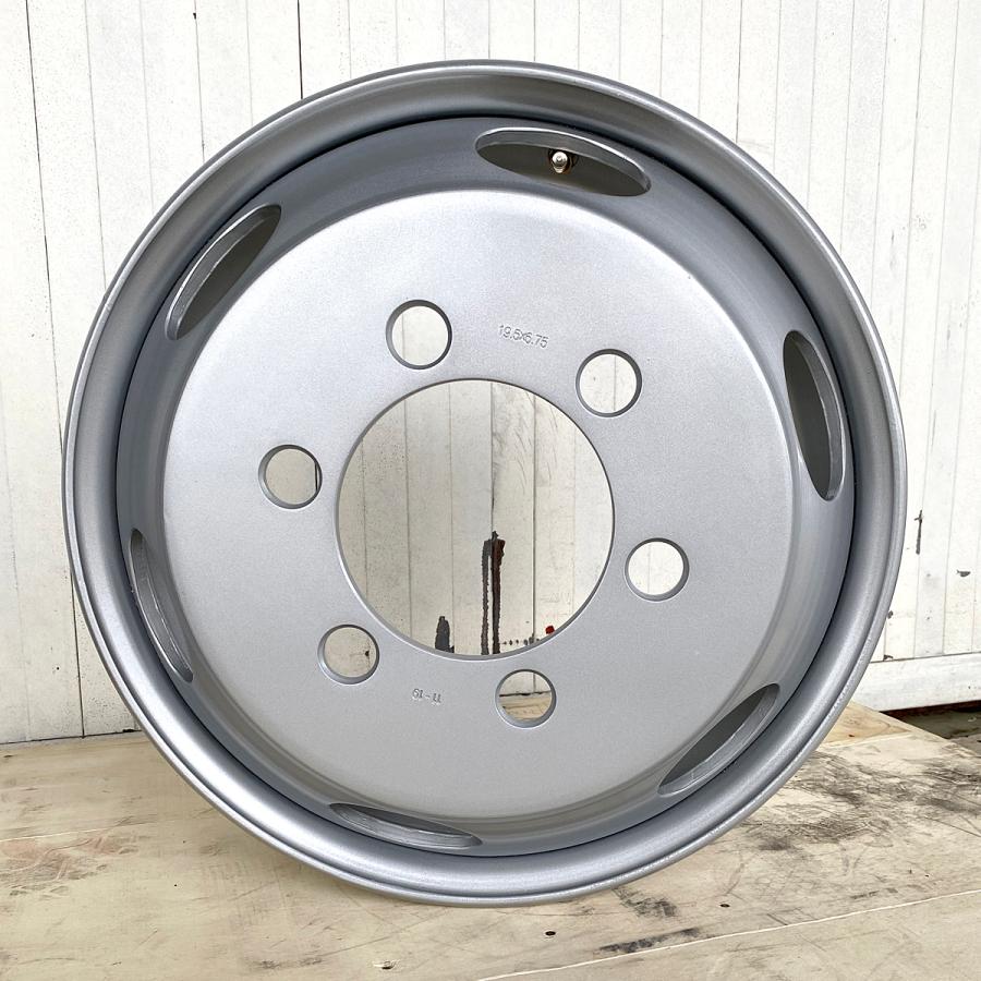 スチールホイール 鉄ホイール 19.5×6.75 6穴 JIS 4トン 増トン