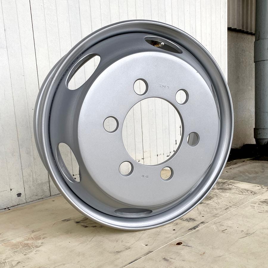 スチールホイール 鉄ホイール 19.5×6.75 6穴 JIS 4トン 増トン 