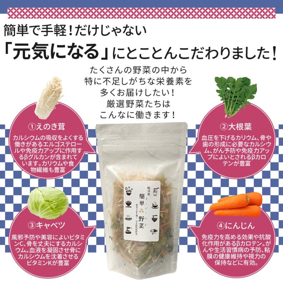 純国産 簡単野菜 イージーベジ 野菜不足を補うお手軽乾燥野菜一人暮らしのお手伝いいつものお味噌汁にいれるだけ Kantanyasai Tyrion 通販 Yahoo ショッピング