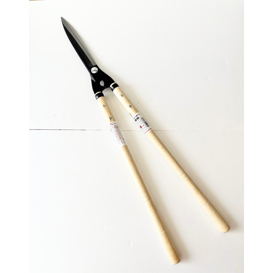 吉岡刃物製作所 喜八作 鋭型 刈込鋏 240mm 青紙鋼 樫柄510mm 日本製