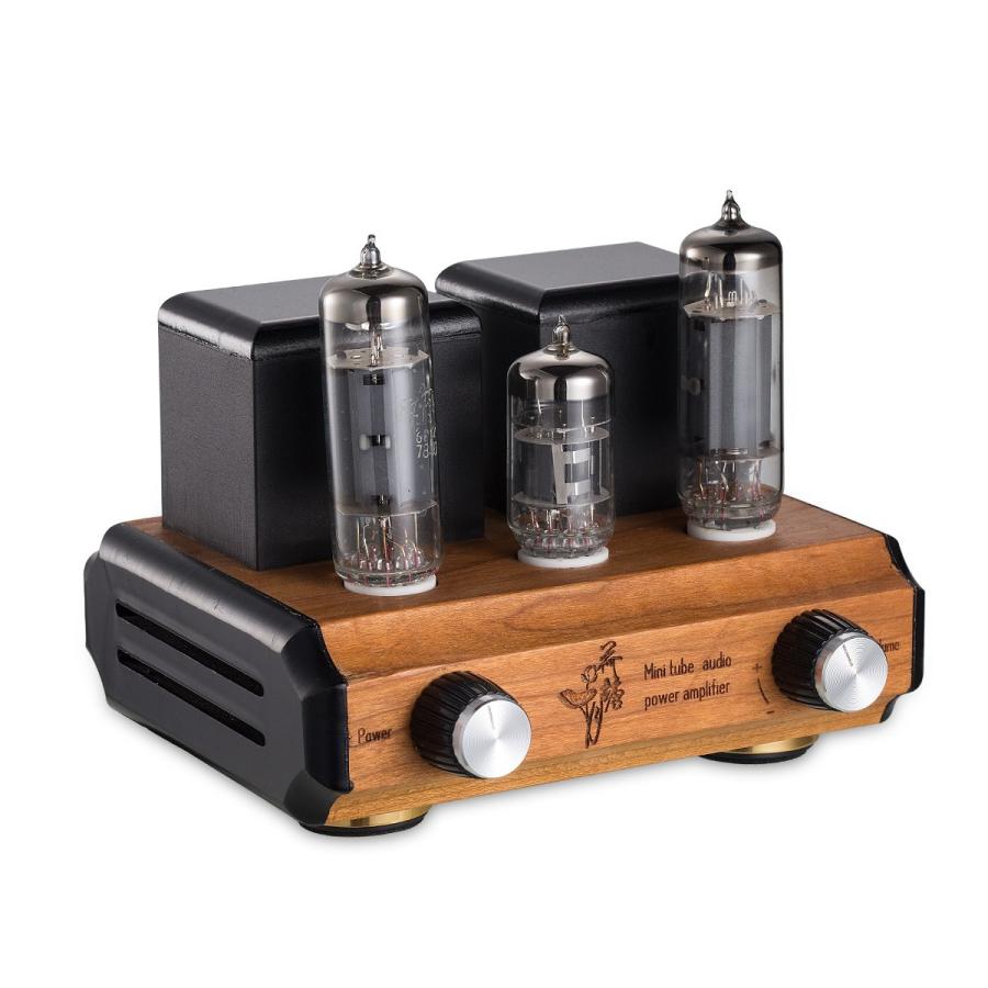 真空管アンプ 黒/木製 デザイン 楽天市場】木製 【真空管アンプ＆スピーカセット】 真空管アンプ