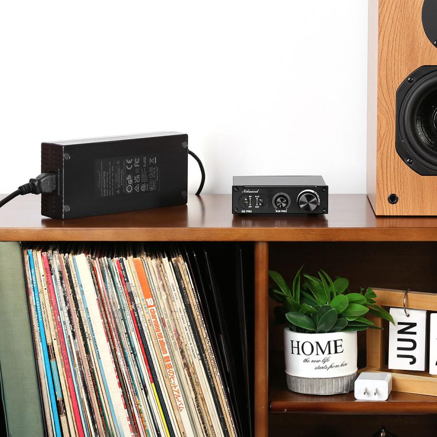 Nobsound 48V 10A DC電源アダプター 480W 幅広な100-240V 50/60Hz トランスフォーマー デジタルアンプ対応 高効率 GaN技術 BK-1025AP GaNの画像