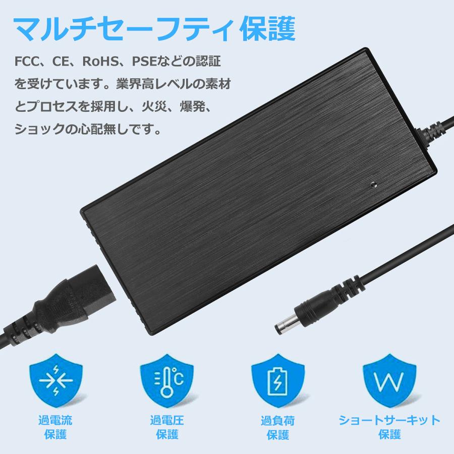 Nobsound 48V 10A DC電源アダプター 480W 幅広な100-240V 50/60Hz トランスフォーマー デジタルアンプ対応 高効率 GaN技術 BK-1025AP GaNの画像