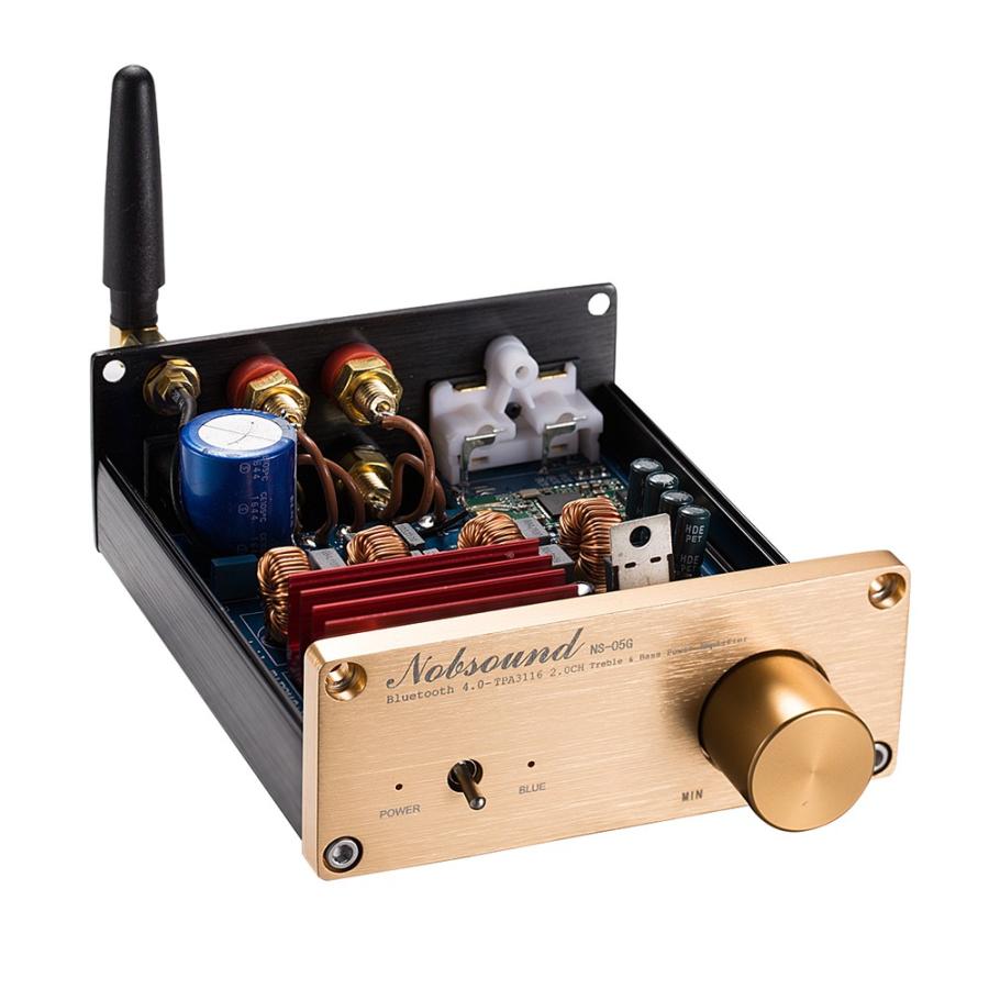 Nobsound NS-05G Mini 100W Bluetooth 4.0 デジタル ステレオ アンプ