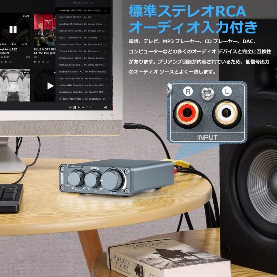 Nobsound HiFi NS-13G デジタル パワーアンプ ステレオ デスクトップ