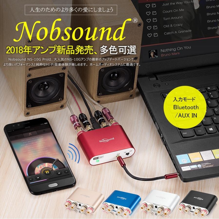 Nobsound NS-10G Pro Hi-Fi DSP digitale mini-versterker 100W met bluetooth 5.0-systeem 2-kanaals stereo audio voor thuisgebruik
