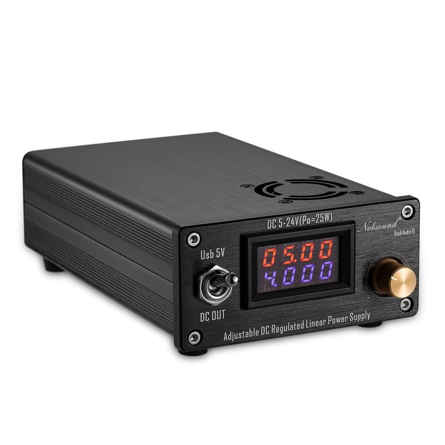 Nobsound 25W USB DC5V-24V 調整可能 DC安定化 リニア電源 HiFi Nobsound 25W USB DC5V-24V 調整可能 DC安定化 リニア電源 HiFi