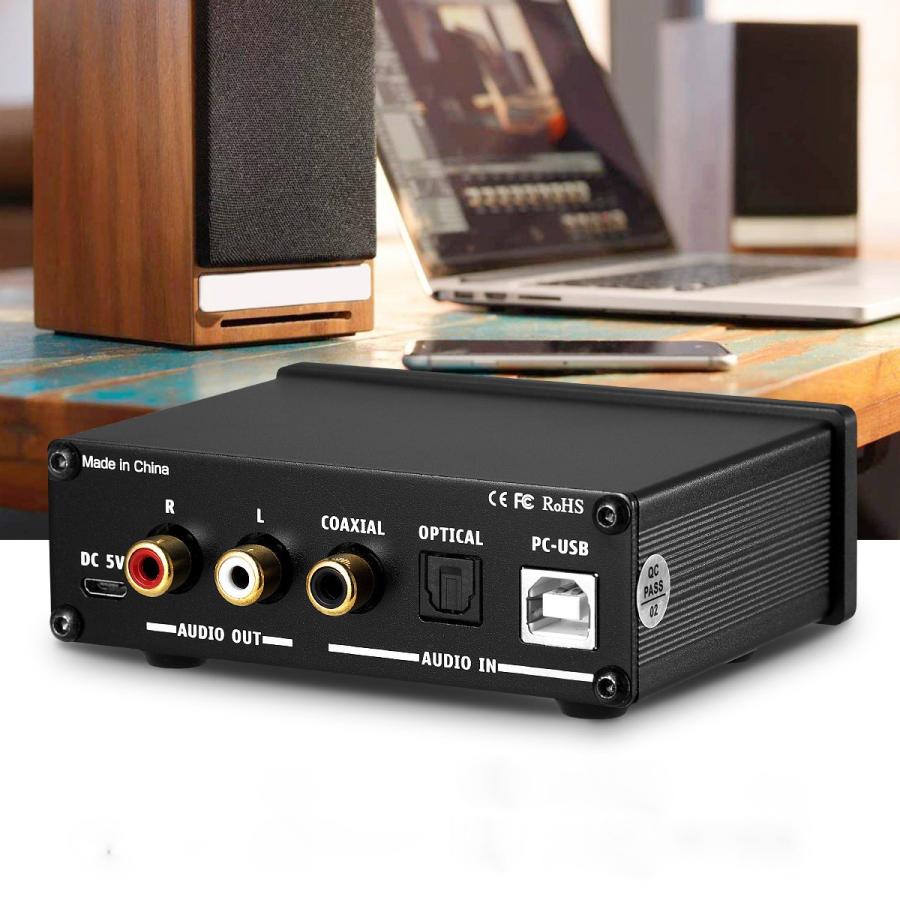 Nobsound Q3 DAC D / A コンバーター デコーダー USB 同軸 Opt