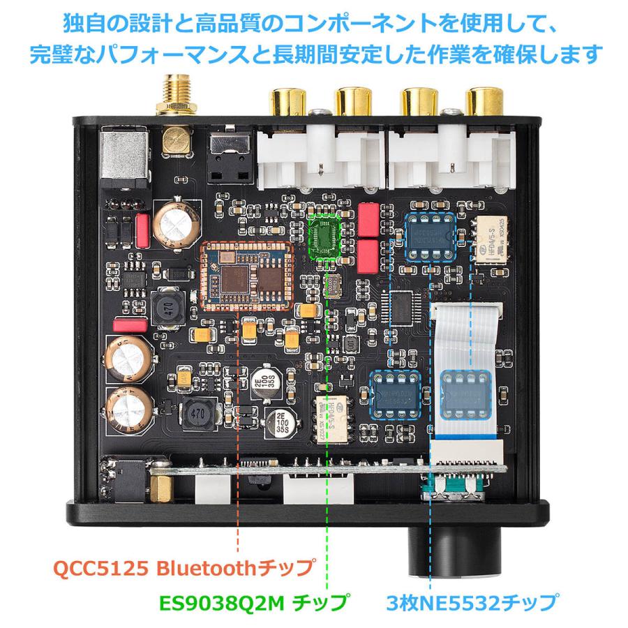 Douk Audio K4 Mini Bluetooth 5.0 レシーバー USB DAC 同軸 光 Douk Audio K4 Mini Bluetooth 5.0 レシーバー USB DAC 同軸 光