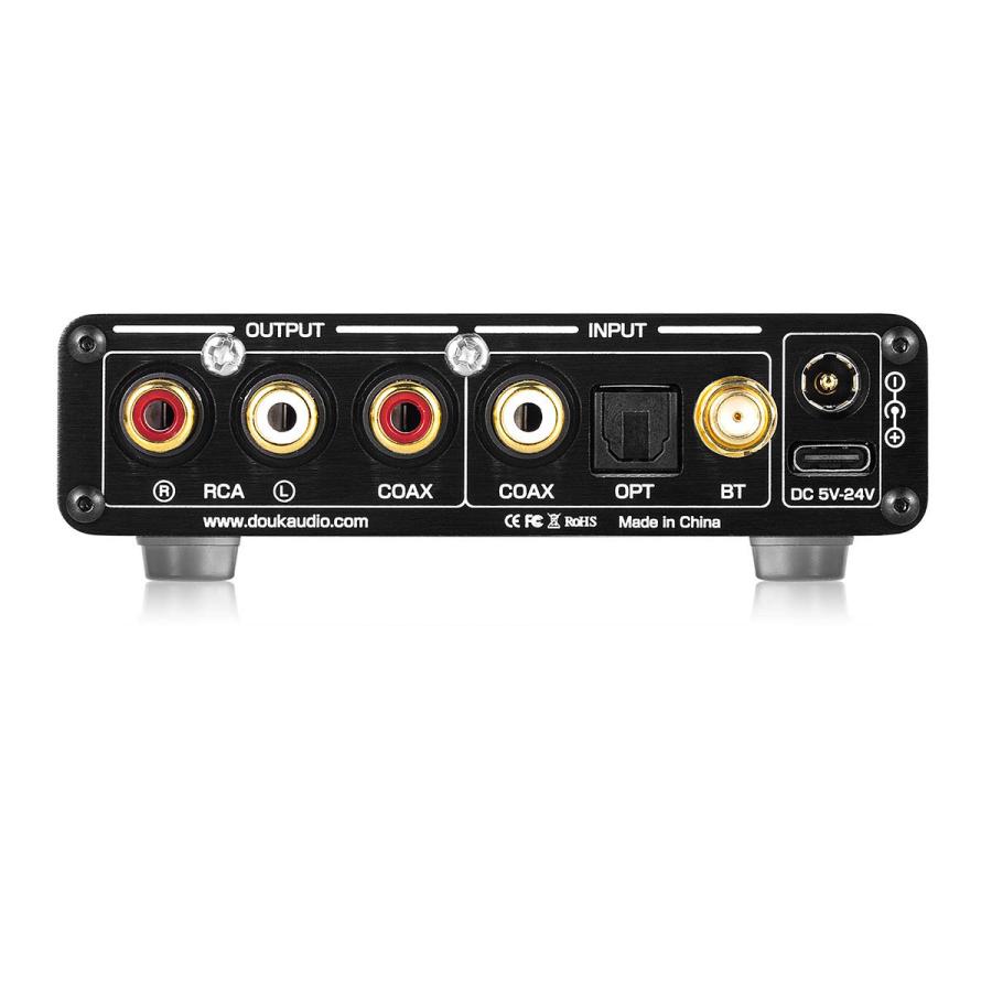 DoukAudio K4 Mini Bluetooth5.0 ヘッドフォンアンプ Douk Audio K4 Mini Bluetooth 5.0 レシーバー USB DAC 同軸 光 D/A