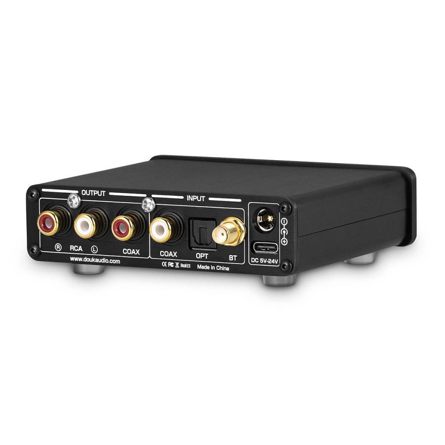 Douk Audio K4 Mini Bluetooth 5.0 レシーバー USB DAC 同軸 光 D/A