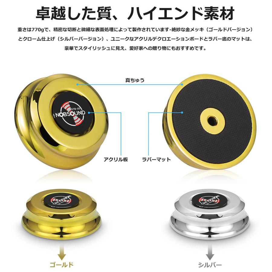 Nobsound レコードプレーヤー用 ピュア ブラス ビニール レコード
