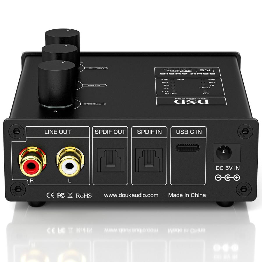 DAM オーディオアンプ5 セット Nobsound D5 4WAYオーディオセレクター： 5バンド EQ搭載 ノイズ対策
