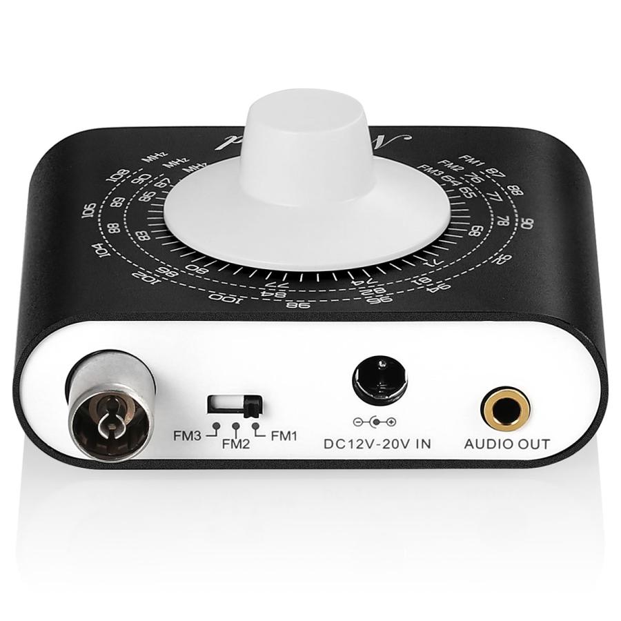 Nobsound FM チューナー ミニ ヘッドホンアンプ: 3周波数帯域対応