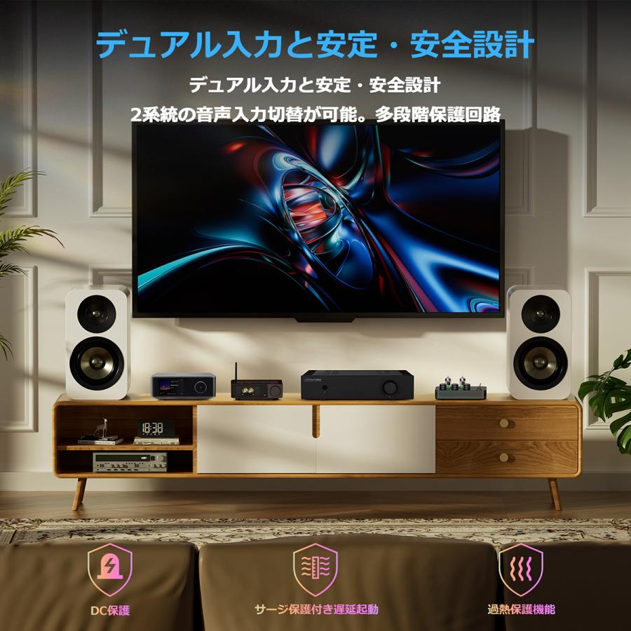 Nobsound NS-02GPRO ステレオ パワーアンプ アンプ: クラスA シングルエンド設計 30W×2出力 対称回路 家庭用HiFi 音楽鑑賞 オーディオマニア向けの画像