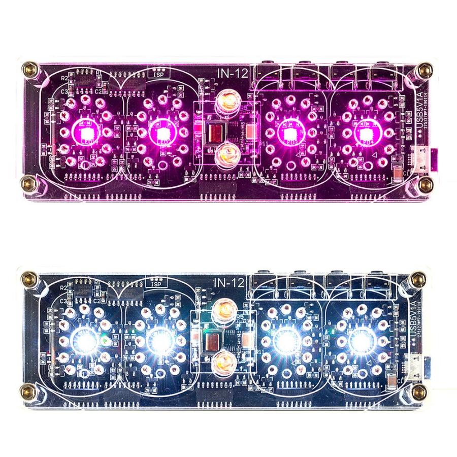 Mini 5V デジタル IN-12A / IN-12B ニキシー時計 ビンテージ