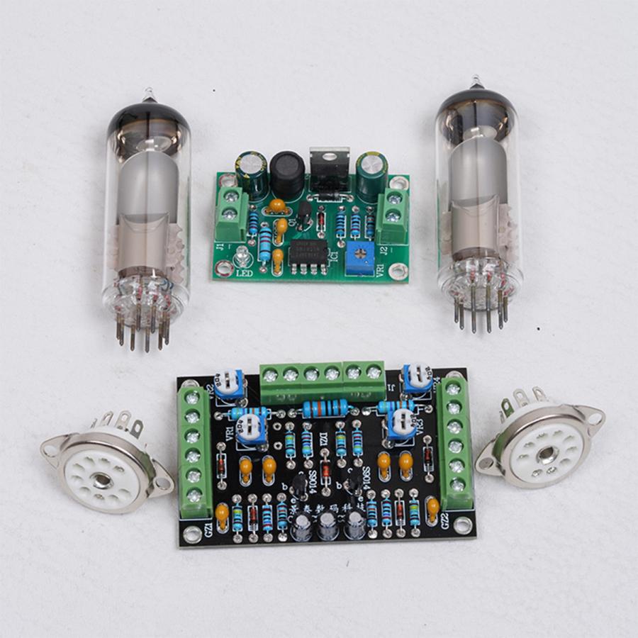 Bluetooth付東芝マジックアイ真空管ラジオ6ZB-291 Magic Eye 6E1 / 6E2 真空管 VUメーター ドライバーボード ステレオ