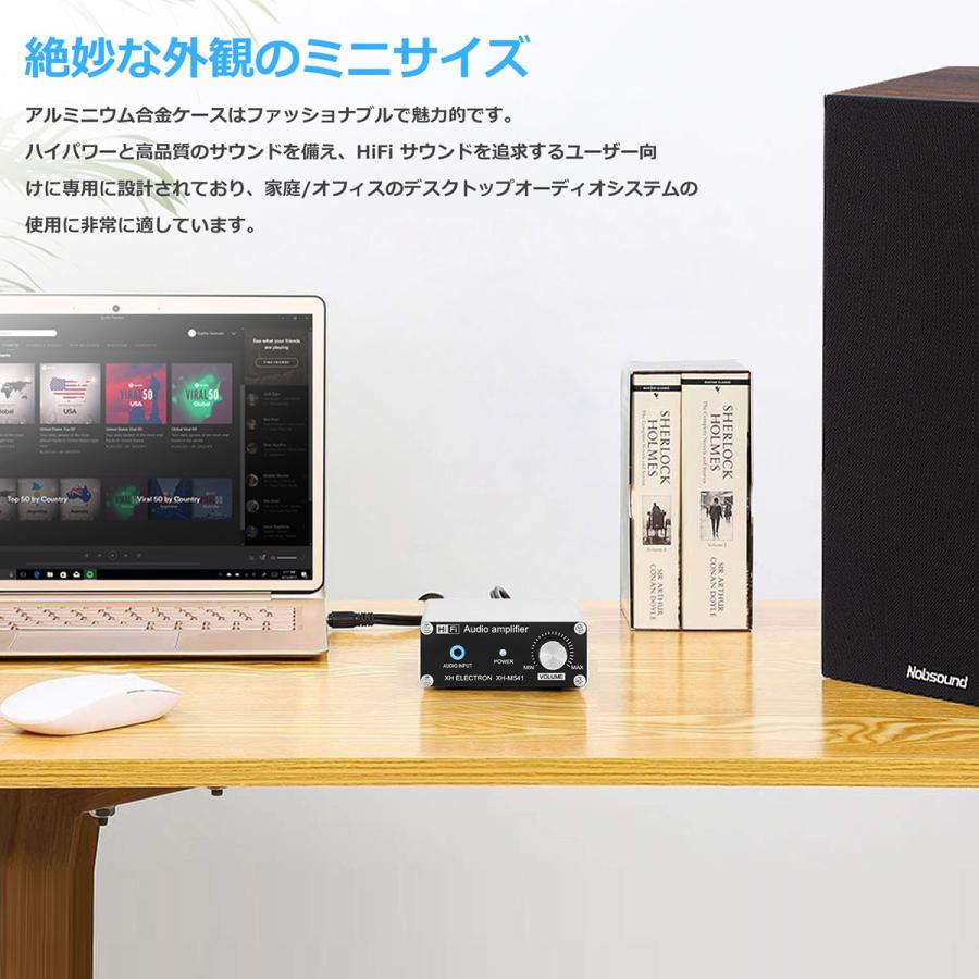 HiFi TPA3116 デジタル ステレオ アンプ Mini デスクトップ HiFi TPA3116 デジタル ステレオ アンプ Mini デスクトップ