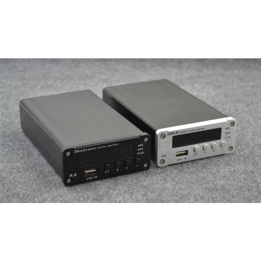 激安！！】ZHILAI K6 デジタル パワーアンプ USB SDカード APE WAV