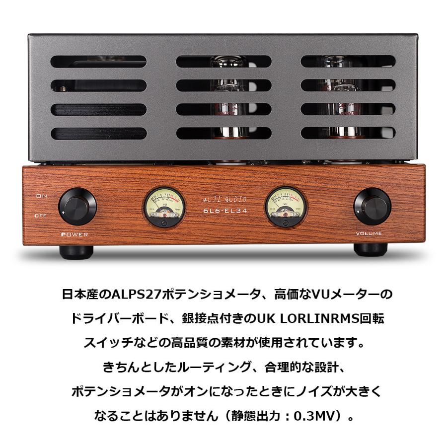 HiFi 6L6 / EL34 真空管アンプ クラスA シングルエンド ホーム
