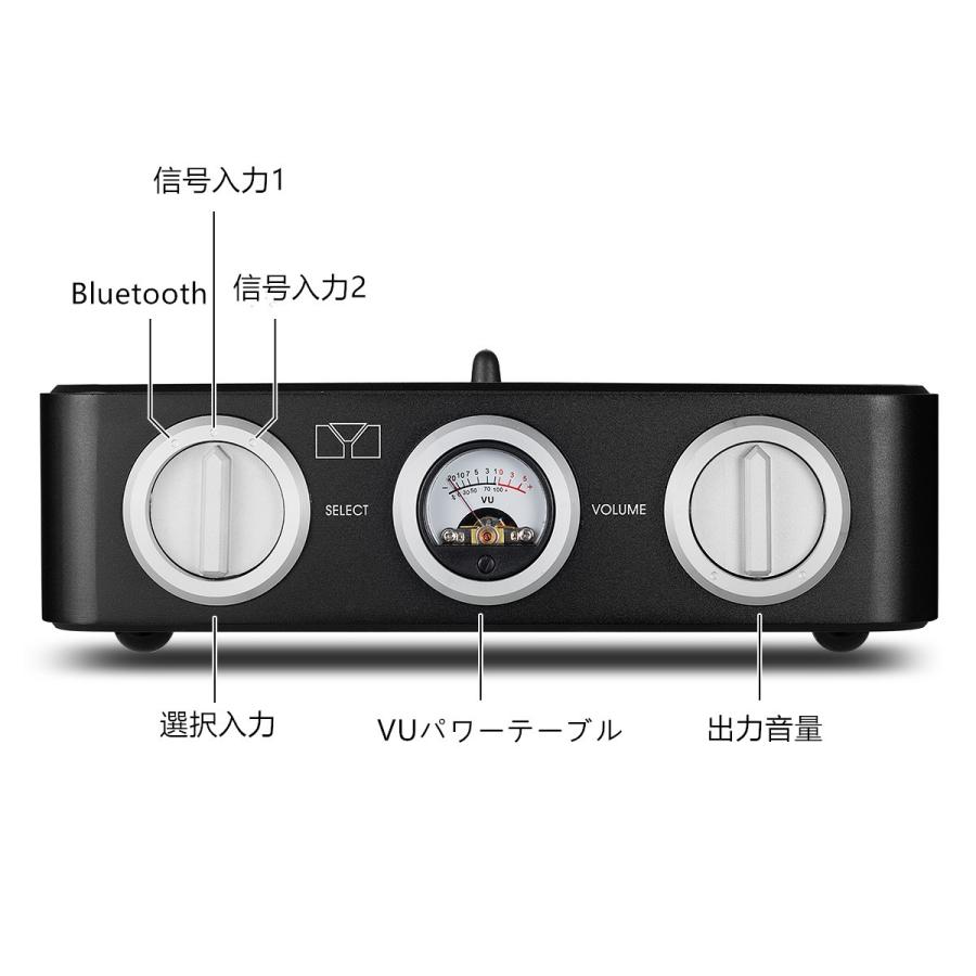 Nobsound HiFi ステレオ パワーアンプ Bluetooth レシーバー ホームデスクトップ アンプ 70W * 2｜tysj-online｜06