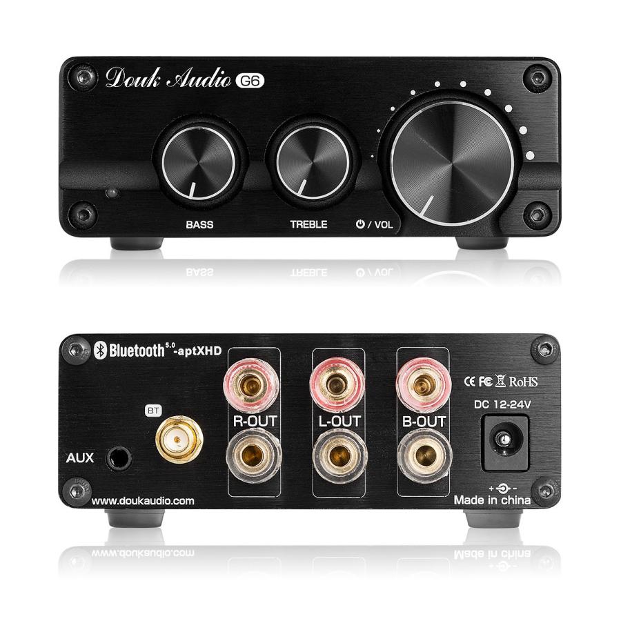 パワーアンプ Bluetoothオーディオサウンドアンプ パワーホームアンプ HiFi Bluetooth 5.0 ホーム 2.1CH パワーアンプ サブウーファー