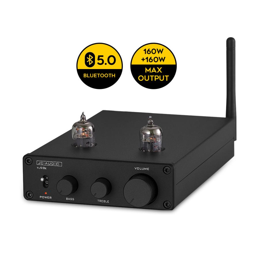HiFi Bluetooth 5.0 真空管 パワーアンプ ステレオ レシーバー HiFi Bluetooth 5.0 真空管 パワーアンプ ステレオ レシーバー