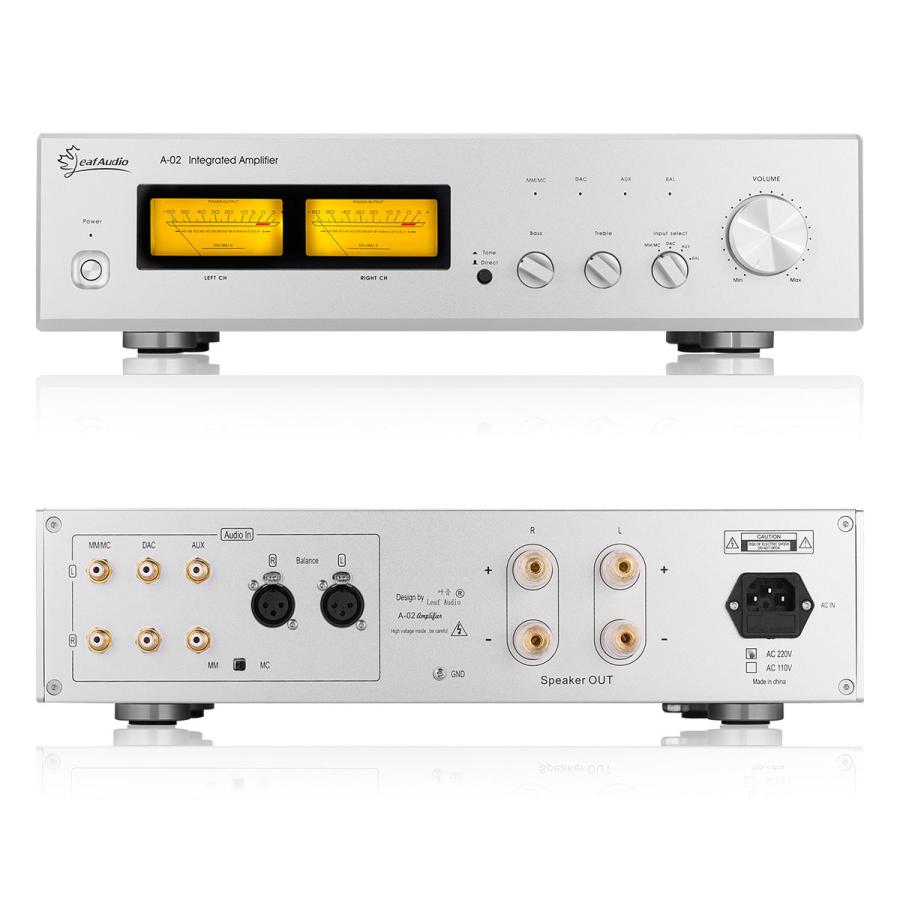 HiFi クラスAB プリメインアンプ MM / MC フォノアンプ ステレオ XLR