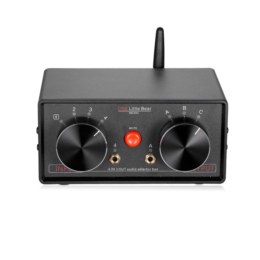 Little Bear 4-IN-3-OUT オーディオ セレクタボックス Bluetooth 4. 0