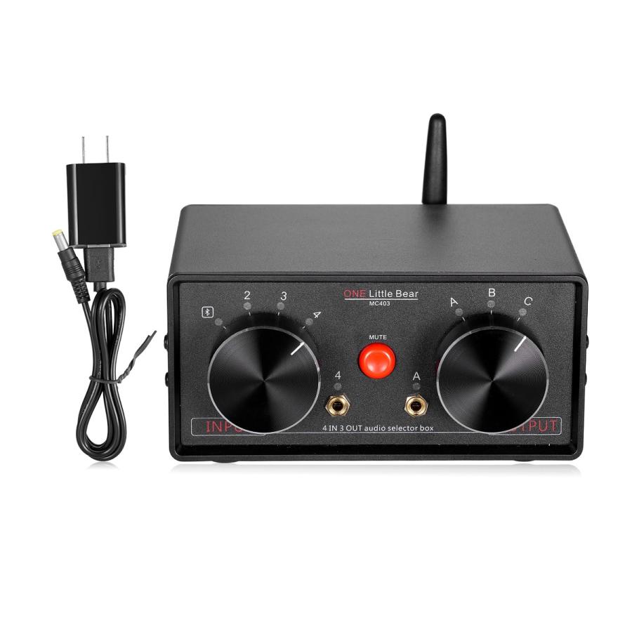 Little Bear 4-IN-3-OUT オーディオ セレクタボックス Bluetooth 4. 0