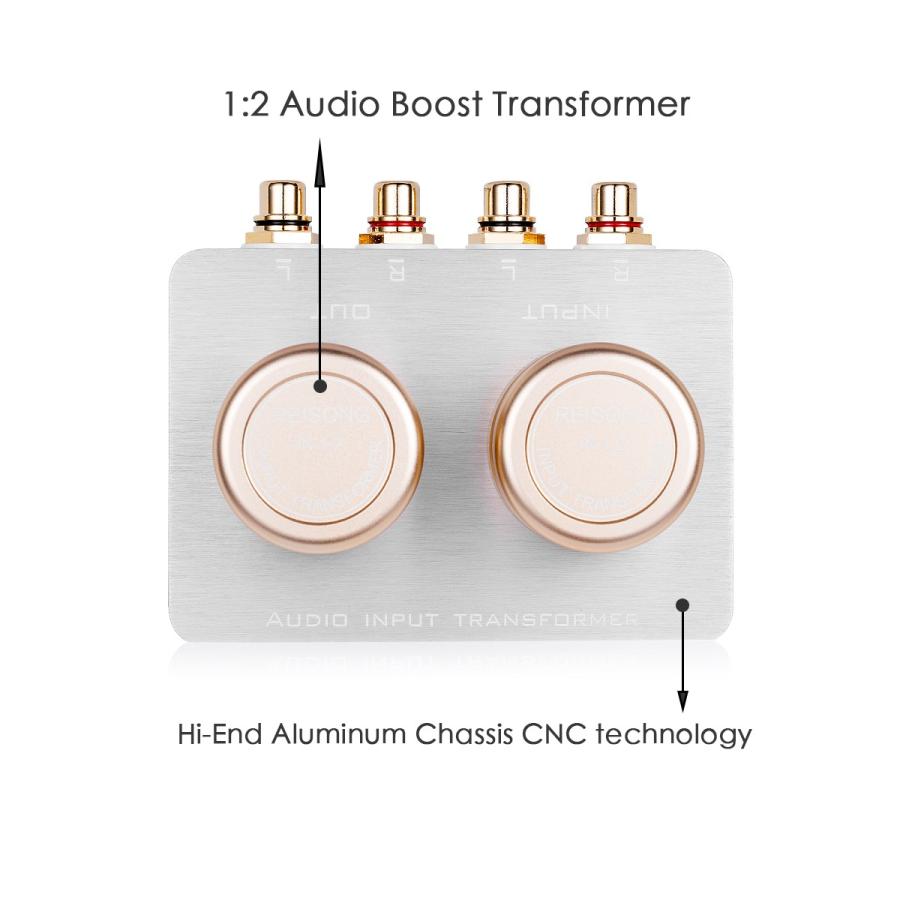Nobsound 1：2ステップアップ トランスフォーマー 電圧ブースト