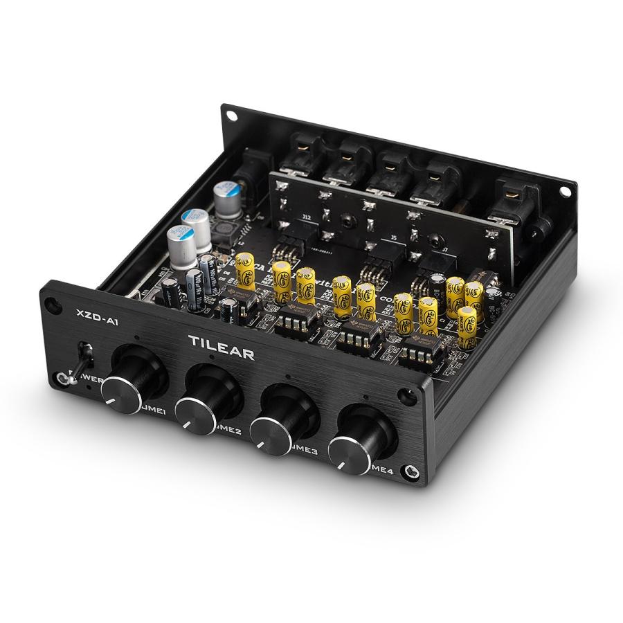 アンプ用4-way ロスレス アナログ オーディオスイッチャー アンプ用4-way ロスレス アナログ オーディオスイッチャー